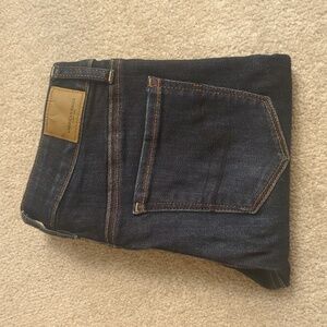 American Eagle Dark Blue Wash Hi-Rise Jegging Super Super Stretch X, Size 2